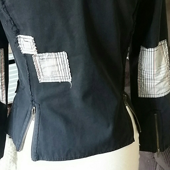 Nwt Love Stitch Patchwork Zippered Jacket Small - Picture 5 of 8